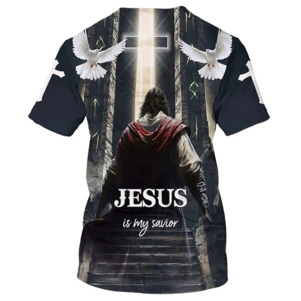 Jesus Is My Savior Christian Cross Dove 3D T Shirt, Christian T Shirt, Jesus Tshirt Designs, Jesus Christ Shirt