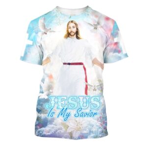Jesus Is My Savior Eagle 3D T Shirt Christian T Shirt Jesus Tshirt Designs Jesus Christ Shirt 1 p7jlqd.jpg