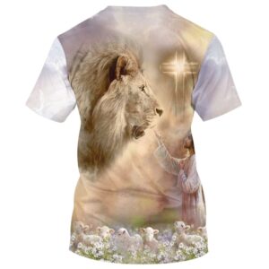 Jesus Is My Savior Lion And Cross 3D T Shirt Christian T Shirt Jesus Tshirt Designs Jesus Christ Shirt 2 pmwup1.jpg