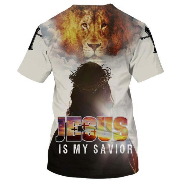 Jesus Is My Savior Potrait 3D T Shirt, Christian T Shirt, Jesus Tshirt Designs, Jesus Christ Shirt
