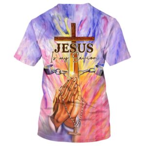 Jesus Is My Savior Pray 3D T Shirt Christian T Shirt Jesus Tshirt Designs Jesus Christ Shirt 2 vl6f2r.jpg