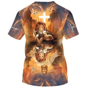 Jesus Lion And The Lamb Dove 3D T Shirt Christian T Shirt Jesus Tshirt Designs Jesus Christ Shirt 2 qphdt3.jpg