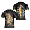 Jesus Lion Of Judah 3D T Shirt, Christian T Shirt, Jesus Tshirt Designs, Jesus Christ Shirt