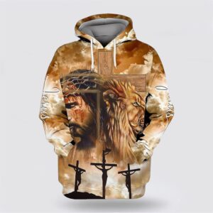 Jesus Lion On The Cross All Over Print Hoodie Shirt Christian Hoodie Bible Hoodies Scripture Hoodies 1 k1a0ou.jpg