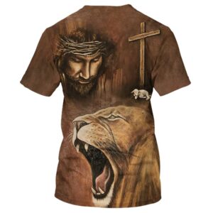 Jesus Lion With The Lamb 3D T Shirt Christian T Shirt Jesus Tshirt Designs Jesus Christ Shirt 2 btkfqh.jpg