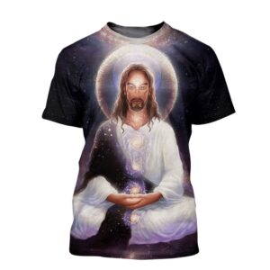 Jesus Menditation Unisex 3D T Shirt,…