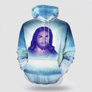 Jesus Pictures 3D Hoodie, Christian Hoodie,…