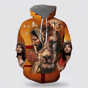 Jesus Pray Lion Crucifixion Of Jesus…