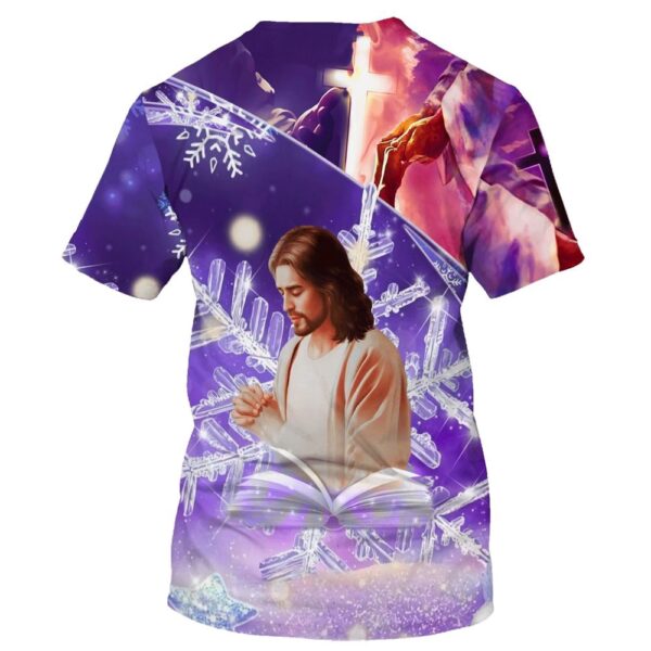 Jesus Prayer To The Holy Spirit 3D T Shirt, Christian T Shirt, Jesus Tshirt Designs, Jesus Christ Shirt