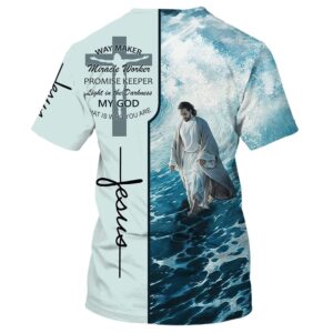 Jesus Walking On The Beachs 3D T Shirt Christian T Shirt Jesus Tshirt Designs Jesus Christ Shirt 2 wfsvr8.jpg