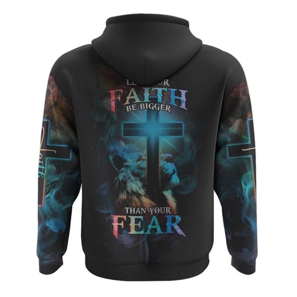 Let Your Faith Bigger Than Your Fear Lion Hoodie, Christian Hoodie, Bible Hoodies, Religious Hoodies
