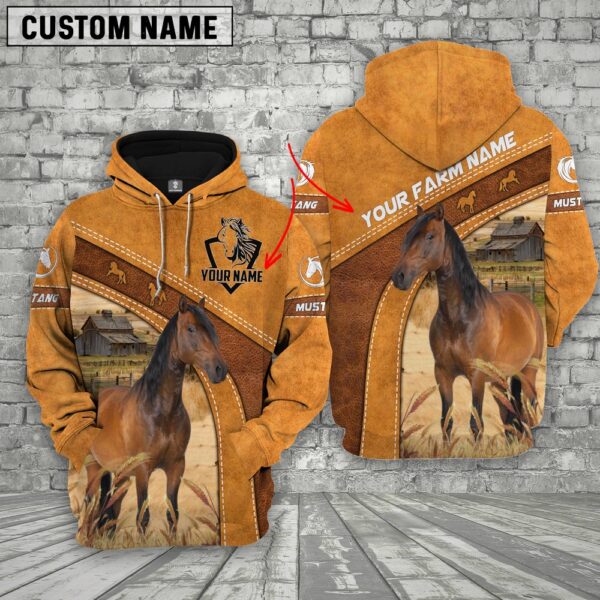 Mustang Custom Name Race Hoodie, Farm Hoodie, Farmher Shirt
