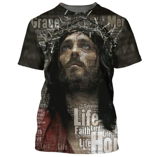 Name Jesus Christ 3D T Shirt, Christian T Shirt, Jesus Tshirt Designs, Jesus Christ Shirt