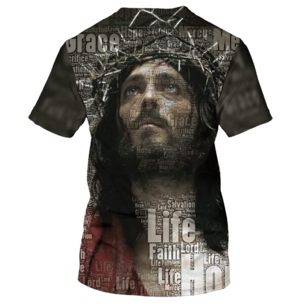 Name Jesus Christ 3D T Shirt, Christian T Shirt, Jesus Tshirt Designs, Jesus Christ Shirt