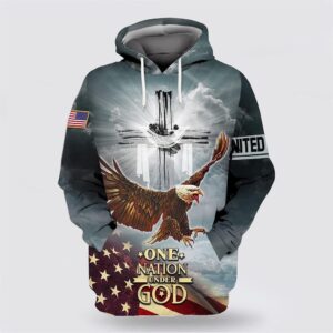 One Nation Under God American Flag…