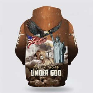 One Nation Under God Bald Eagle American Flag And Lion 3D Hoodie Christian Hoodie Bible Hoodies Scripture Hoodies 2 tdc9vj.jpg