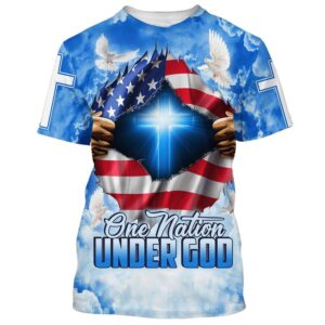 One Nation Under God Cross 3D…