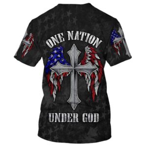 One Nation Under God Cross Wings 3D T Shirt Christian T Shirt Jesus Tshirt Designs Jesus Christ Shirt 2 oilo2o.jpg