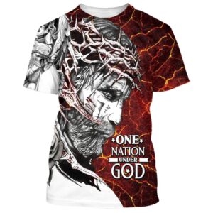 One Nation Under God Jesus 2 3D T Shirt Christian T Shirt Jesus Tshirt Designs Jesus Christ Shirt 1 r5bu6w.jpg