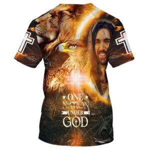 One Nation Under God Jesus And Eagle 3D T Shirt Christian T Shirt Jesus Tshirt Designs Jesus Christ Shirt 2 hcalil.jpg
