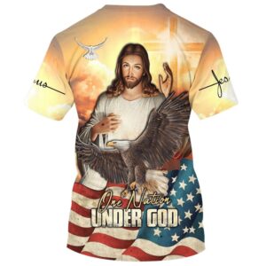 One Nation Under God Jesus Eagle American Flag 3D T Shirt Christian T Shirt Jesus Tshirt Designs Jesus Christ Shirt 2 aftjp7.jpg