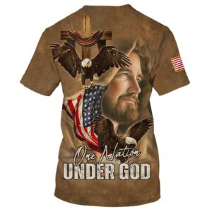 One Nation Under God Jesus Eagles Wooden Cross 3D T Shirt Christian T Shirt Jesus Tshirt Designs Jesus Christ Shirt 2 c02mjg.jpg
