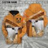 Personalized Name 3D British White Park Hoodie, Farm Hoodie, Farmher Shirt