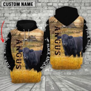 Personalized Name Angus Cattle On The…