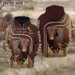 Personalized Name Beefmaster Cattle Hoodie TT13,…