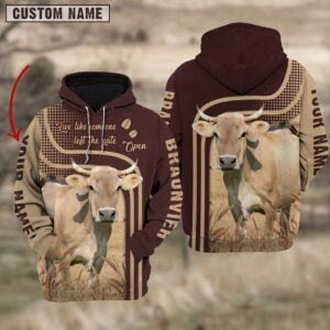 Personalized Name Braunvieh Cattle Hoodie TT9,…