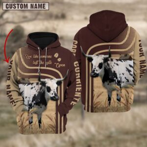 Personalized Name Corriente Cattle Hoodie TT15,…