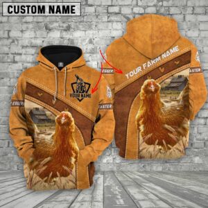 Personalized Name Easter Eggers Chicken Hoodie…