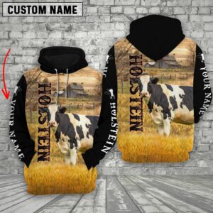 Personalized Name Holstein Cattle On The…