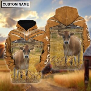 Personalized Name Jersey Brown Pattern 3D…