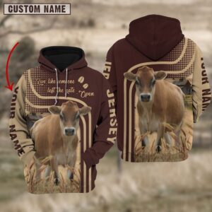 Personalized Name Jersey Cattle Hoodie TT8,…