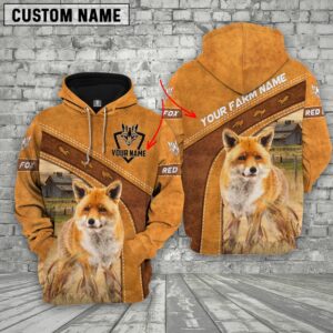 Personalized Name Red Fox Hoodie TT5,…