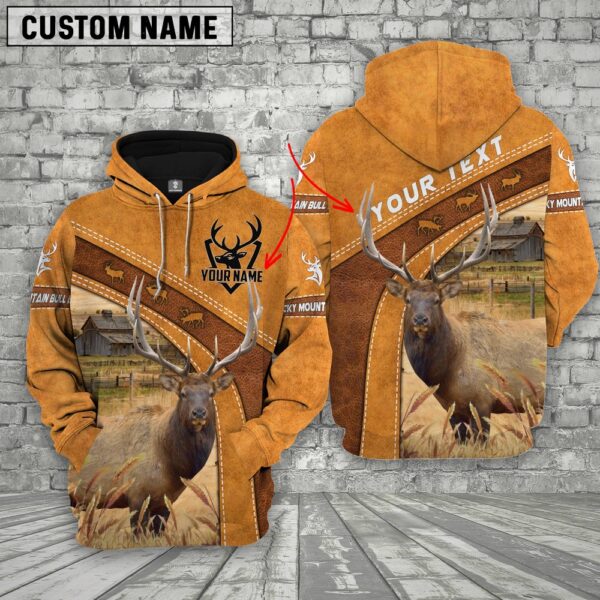 Personalized Name Rocky Mountain Bull Elk Hoodie TT1, Farm Hoodie, Farmher Shirt