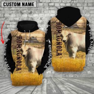 Personalized Name Romagnola Cattle On The…