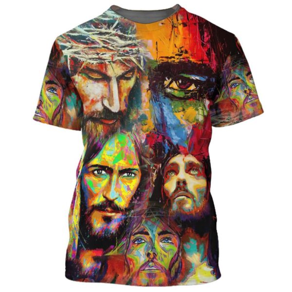 Pictures Jesus Christ 3D T Shirt, Christian T Shirt, Jesus Tshirt Designs, Jesus Christ Shirt