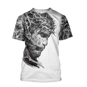 Premium Christian Jesus 3D T Shirt,…