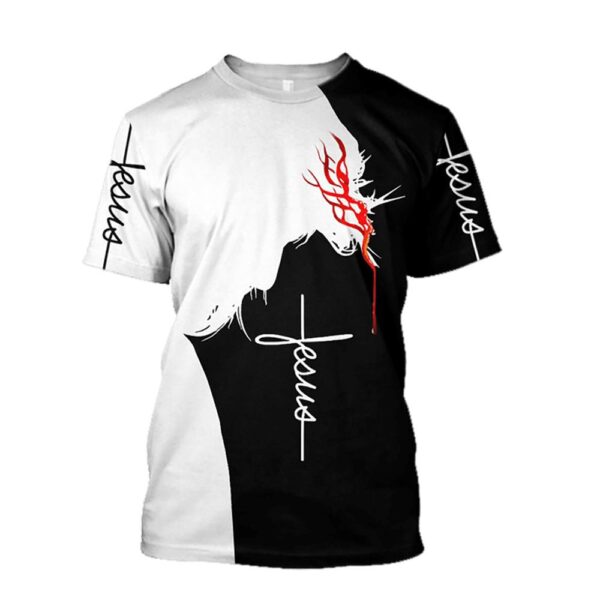 Premium Jesus Unisex 3D T Shirt, Christian T Shirt, Jesus Tshirt Designs, Jesus Christ Shirt