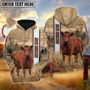 Red Angus Happy Farm Life Personalized…