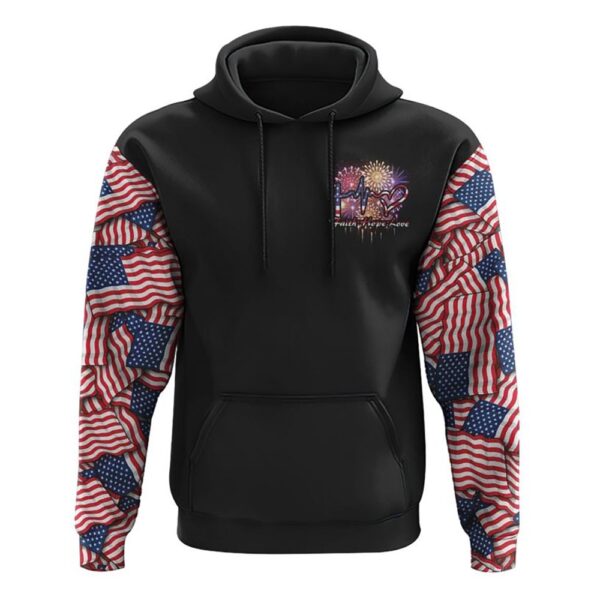 Red White And Blessed America Cross Independence Day Hoodie, Christian Hoodie, Bible Hoodies, Religious Hoodies