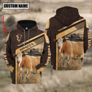 Simmental On The Meadow Custom Name…