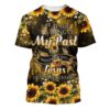 Sunflower If You Bring Up My Past 3D T Shirt, Christian T Shirt, Jesus Tshirt Designs, Jesus Christ Shirt