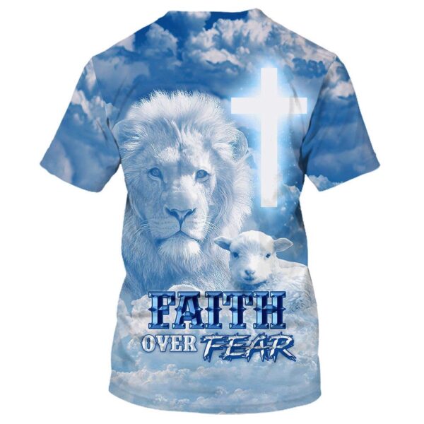 The Lion Cross And Lamb 3D T Shirt, Christian T Shirt, Jesus Tshirt Designs, Jesus Christ Shirt