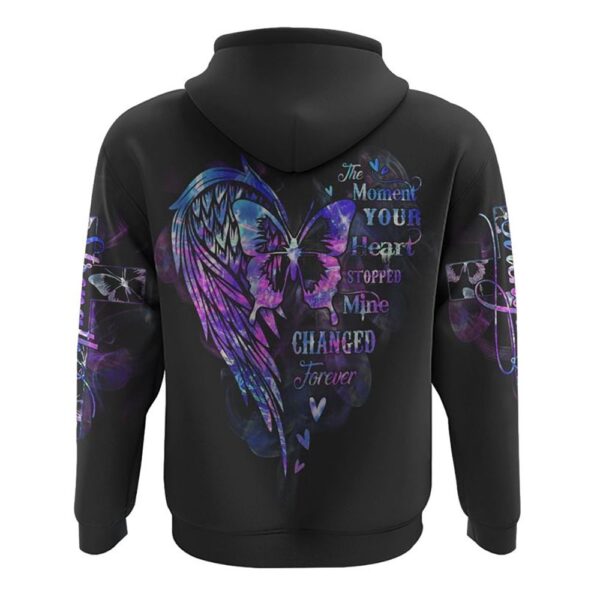 The Moment Your Heart Stopped Mine Changed Forever Hoodie, Christian Hoodie, Bible Hoodies, Religious Hoodies