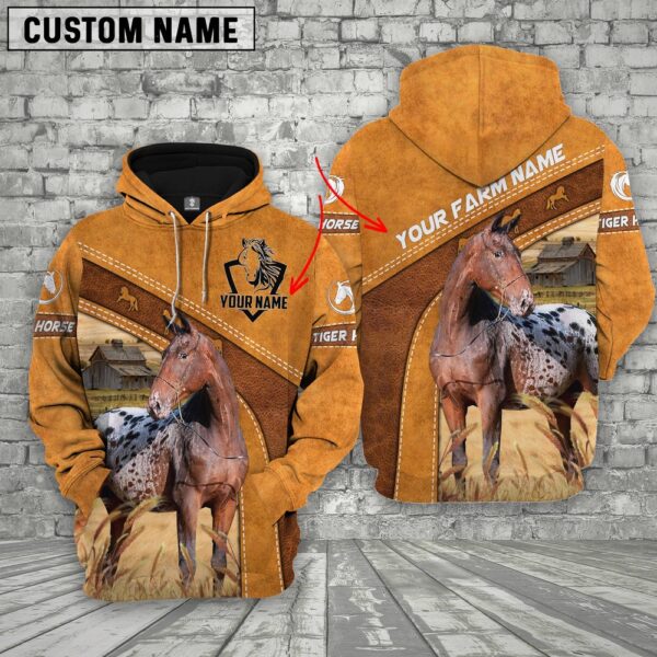 Tiger Horse Custom Name Race Hoodie, Farm Hoodie, Farmher Shirt