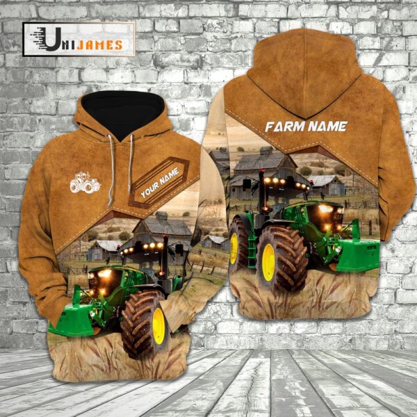 Tractor Cattle Personalized Name Farming Life 3D Hoodie, Farm Hoodie, Farmher Shirt