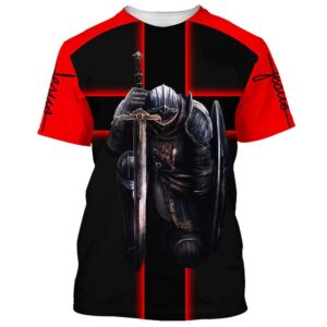 Warrior Of God I M On Team Jesus I M Not Religious 3D T Shirt Christian T Shirt Jesus Tshirt Designs Jesus Christ Shirt 2 k7cagx.jpg